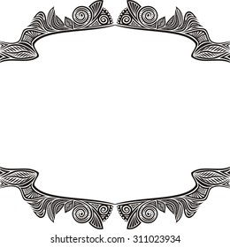 Floral nature pattern design element vector illustration