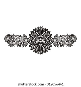 Floral nature pattern design element vector illustration