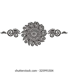 Floral nature pattern design element vector illustration