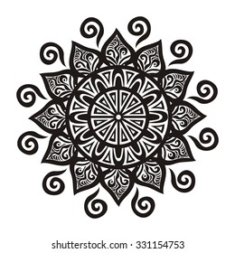 Floral nature pattern design element vector illustration
