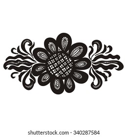 Floral nature pattern design element vector illustration