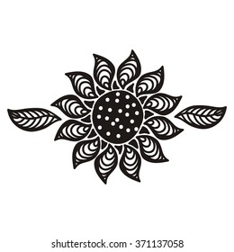 Floral nature pattern design element vector illustration