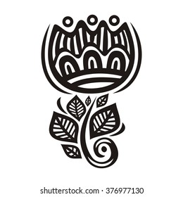Floral nature pattern design element vector illustration