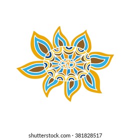 Floral nature pattern design element vector illustration