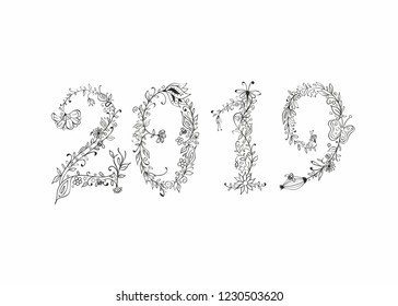 Floral new year