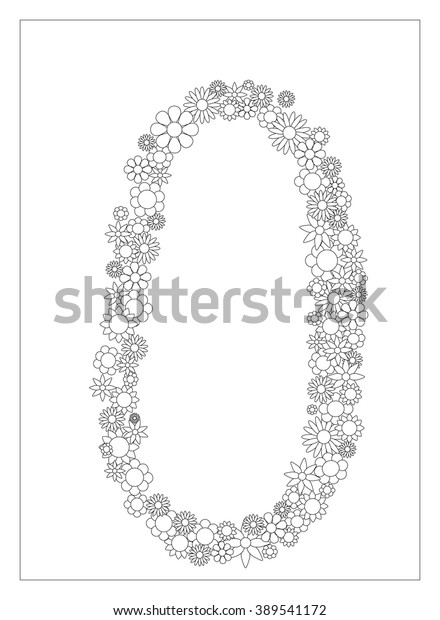 Flower Coloring Clipart | anany2