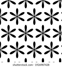 Floral object pattern for background design