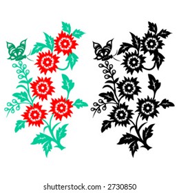 Floral Oriental