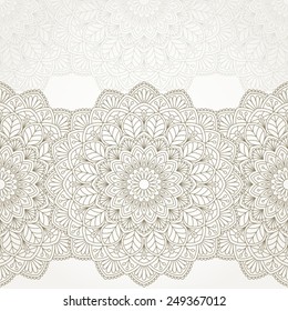 Floral oriental pattern.