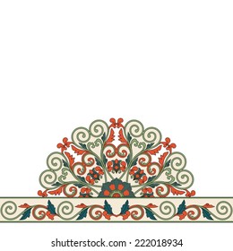 Floral oriental pattern in China style.