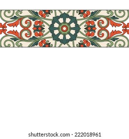 Floral oriental pattern in China style.