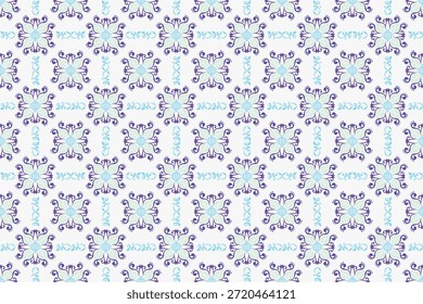 Concepto de patrón oriental floral que muestra Elementos de patrón detallados inspirados en el arte de patrón oriental clásico Diseño para textiles, fondo, Fondo de pantalla, tela, envoltura, alfombra y Ilustración vectorial.