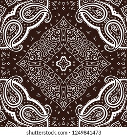 Floral oriental pattern. paisley pattern