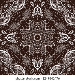 Floral oriental pattern. paisley pattern