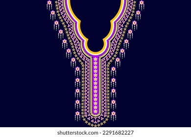 Floral oriental traditional pattern necklace embroidery design for fashion women,background,wallpaper,clothing,wrapping,Batik,fabric