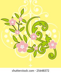 Floral ornament.