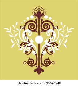 Floral ornament.