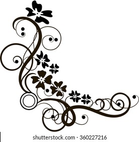 Free Free 153 Silhouette Flower Vine Svg SVG PNG EPS DXF File