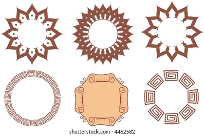   Floral ornament.