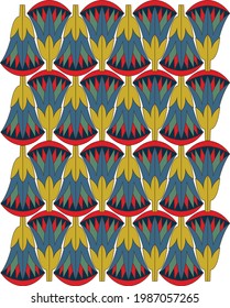floral ornament of ancient Egypt