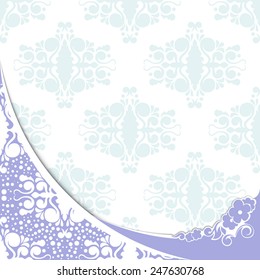 Floral ornament background