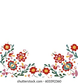 Floral ornament background