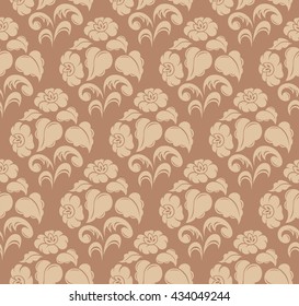 Floral Ornament. Decorative graphic pattern compiled from 'vegetal' elements.