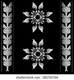Floral ornament for design
