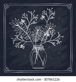 Floral ornament digital design, vector illustration eps 10