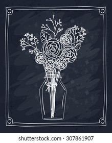 Floral ornament digital design, vector illustration eps 10