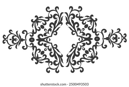 floral ornament divider design for frames, wedding card designs.