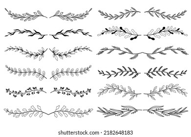 1,939 Botanical dividers hand drawn Images, Stock Photos & Vectors ...