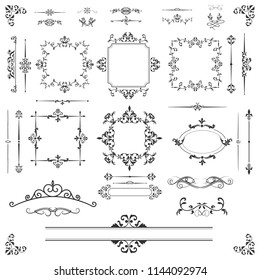 Floral Ornament Frame, Border, Corner Collection