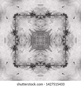 Floral ornament, graphic drawing. Pattern grey vintage style. Business concept. Festive greeting card. Abstract art background. Modern geometric pattern. Festive art backdrop. Creative vector element