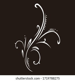 floral ornament illustration vector design. good for ornament and decoration background