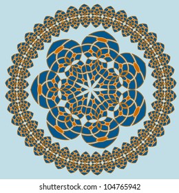 Floral Ornament . Jpeg Version Also Available In Gallery.