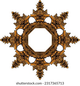floral ornament leaf scroll engraved retro