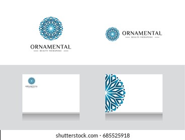 Floral Ornament Logo Template