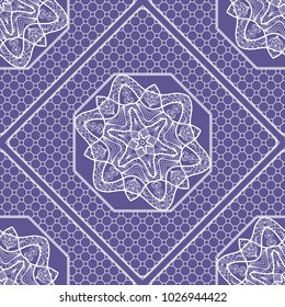 Floral ornament. Modern geometric pattern. Seamless vector illustration. Texture for wallpaper, invitation, decor, fabric. Vector illustration