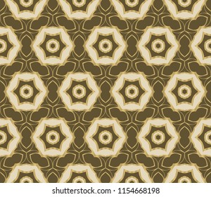 floral ornament. modern geometric pattern. Seamless vector illustration. for interior design, printing, wallpaper, fill pattern.