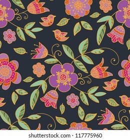floral ornament  - pattern, background