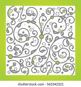 floral ornament pattern vector illustration textile decorative