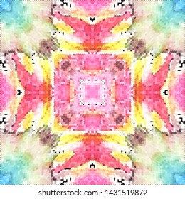 Floral ornament, psychedelic drawing. Pattern vintage style. Business concept. Festive greeting card. Abstract art background. Modern geometric pattern. Festive art backdrop. Creative vector element