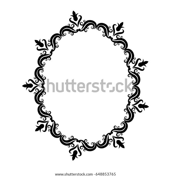 floral ornament scrolls,\
frame element