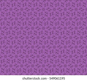 Floral ornament. seamless geometric pattern. Vector illustration. For fashion design, wallpaper, invitation. purple, pink Color
