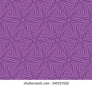 Floral ornament. seamless geometric pattern. Vector illustration. For fashion design, wallpaper, invitation. purple, pink Color