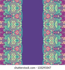 Floral ornament. Seamless pattern can be used for wallpaper, pattern fills, web page background,surface textures.