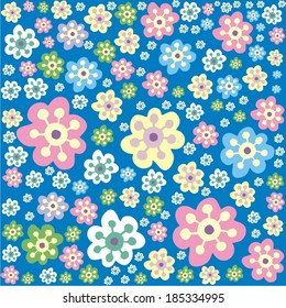 Floral ornament. Seamless pattern can be used for wallpaper, pattern fills, web page background,surface textures. 