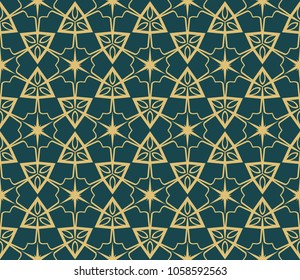 floral ornament. seamless pattern. vector illustration. Tribal Ethnic Arabic, Indian, motif. for interior design and texture.