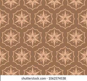 floral ornament. seamless pattern. vector illustration. Tribal Ethnic Arabic, Indian, motif. for interior design and texture.